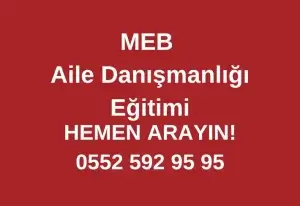 MEB Aile Danışmanlığı Eğitimi